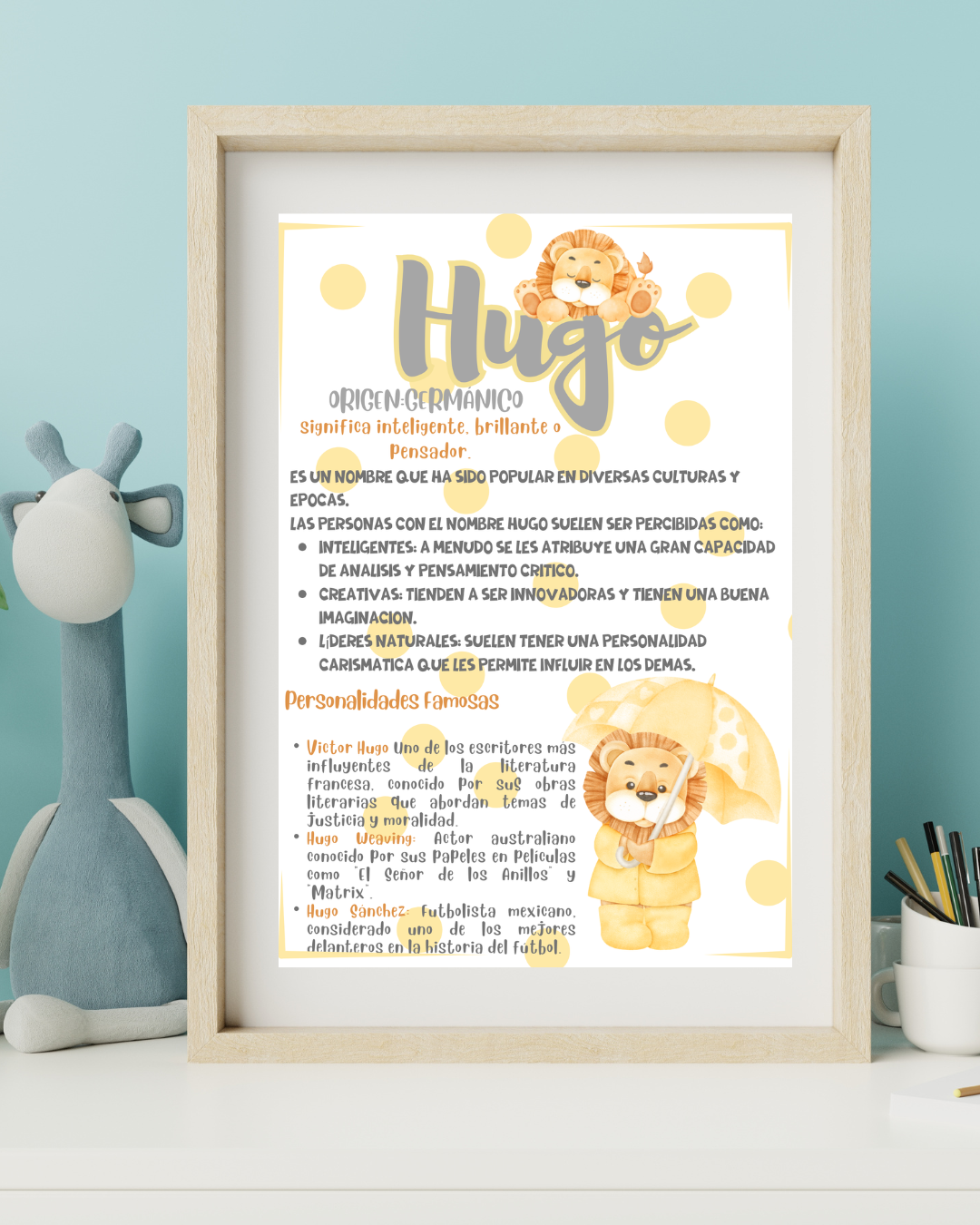 Leoncito con Paraguas